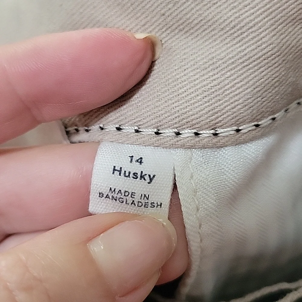 Gap boys black pants 14 husky